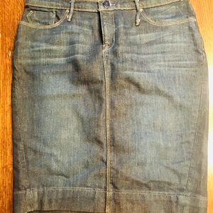 Pencil jean skirt